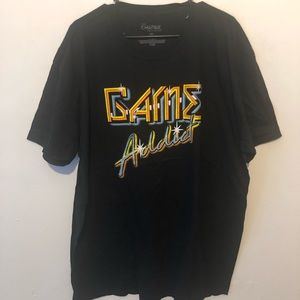 Game addict t- shirt sz XXL